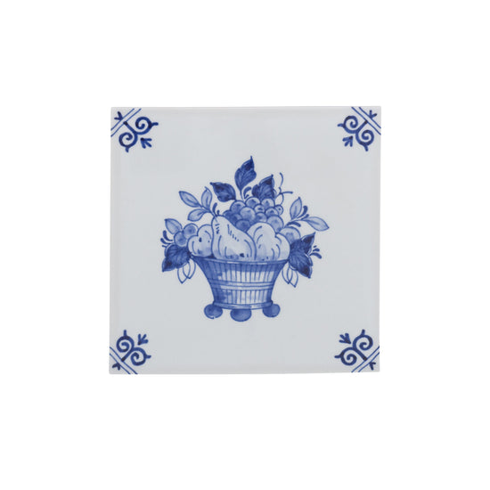 The Original Blue Tile fruit basket