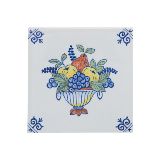 The Original Blue Tile fruit basket