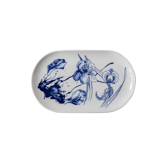 Blue Transition Plate Oval