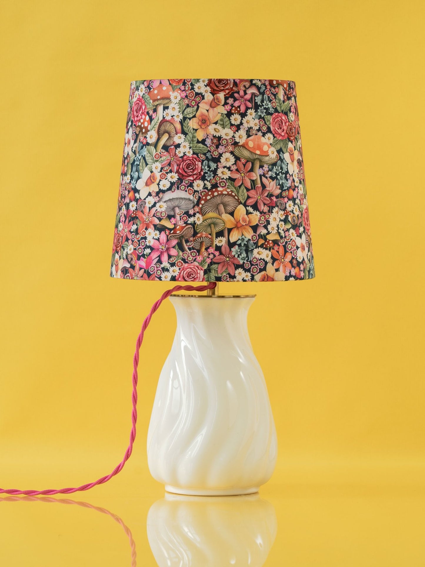 Table Lamp from Vintage Royal Delft White—Alice