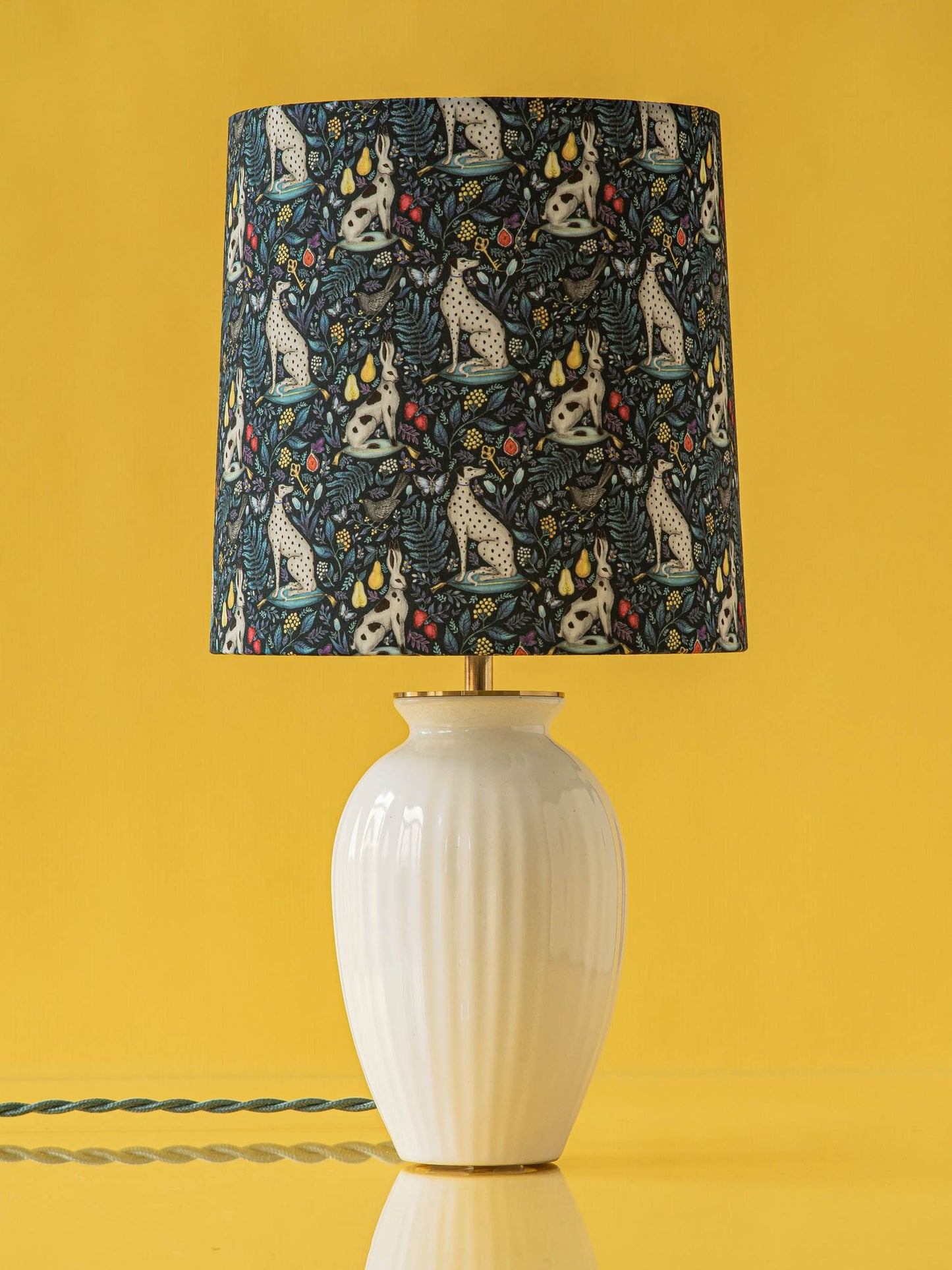 Table Lamp from Vintage Royal Delft White—Rowe