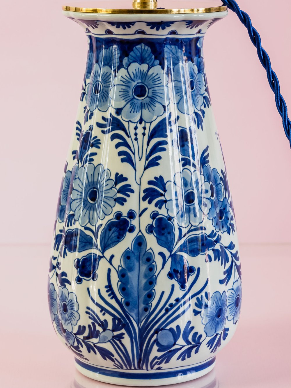 Table Lamp from Vintage Royal Delft Blue—Floris