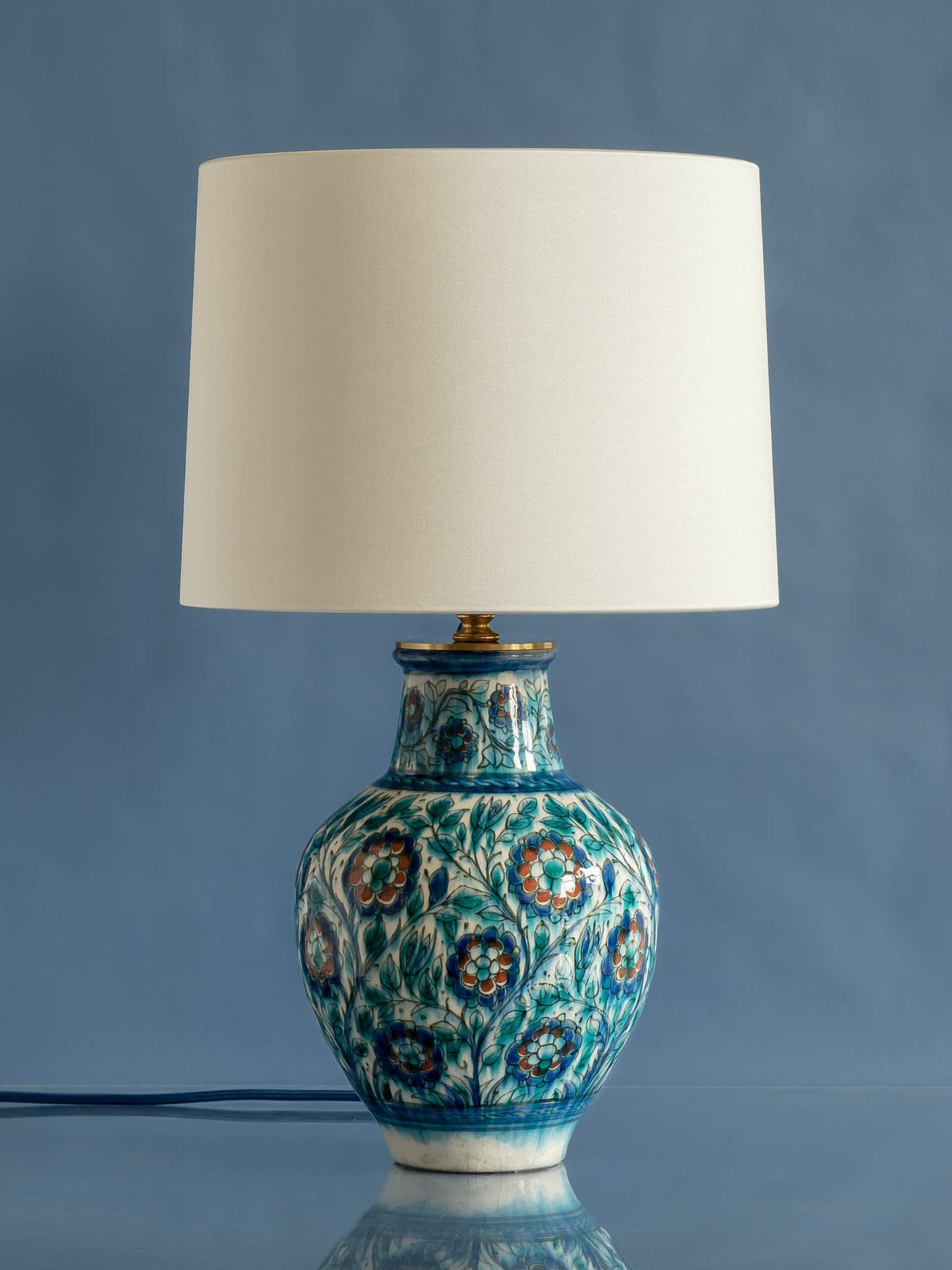 Table Lamp from Antique Royal Delft Oud Perzisch (Nieuw Delft)–Cyrus