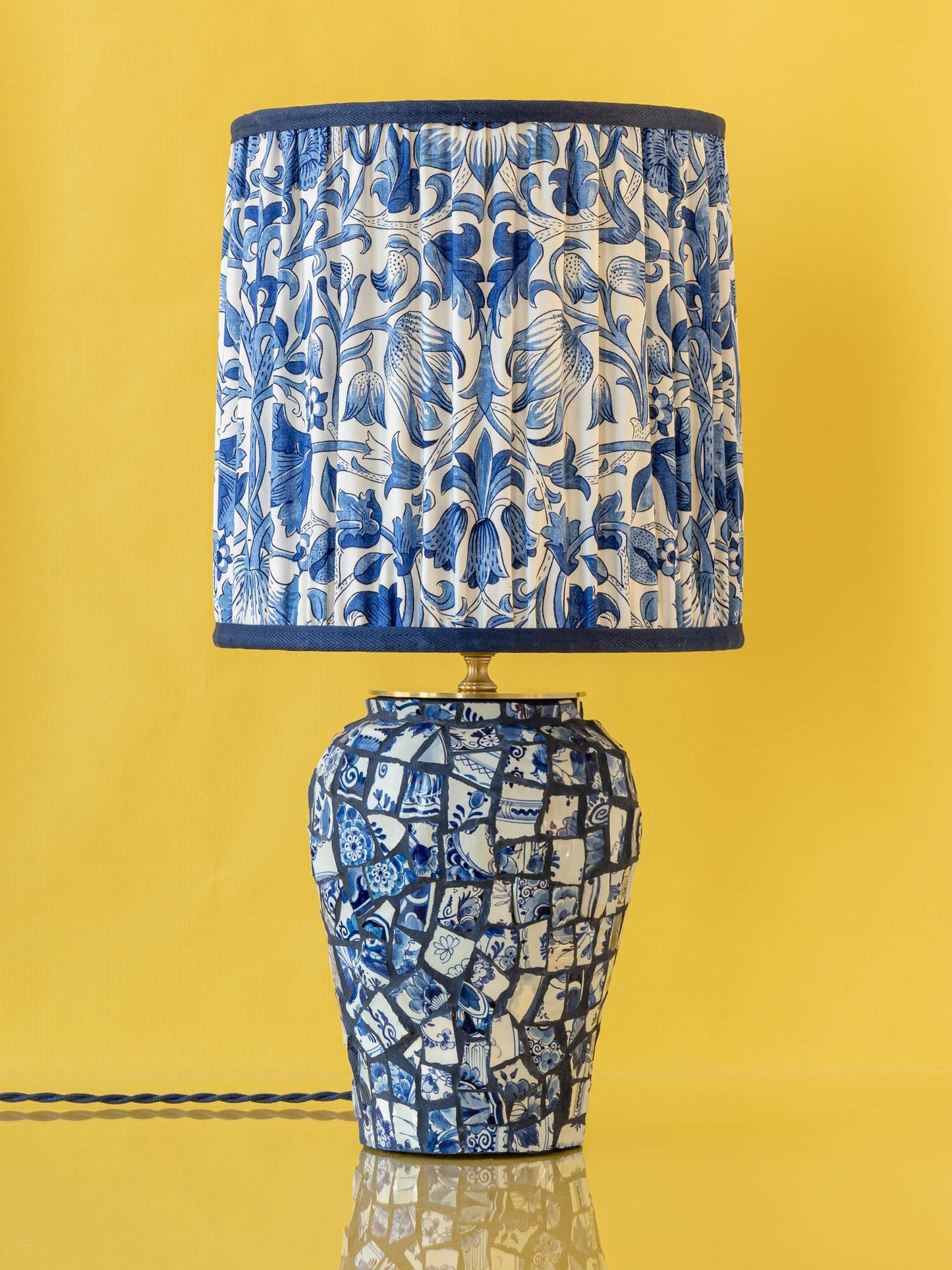 Table Lamp made from Vintage Royal Delft Ceramic Pieces—Lil' Kim, the 2nd