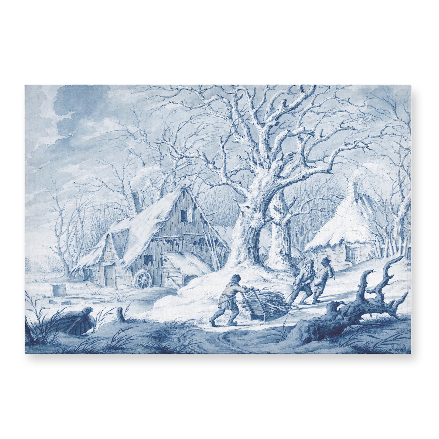 Winterlandschap, Johannes Jelgerhuis, 1780 - 1836